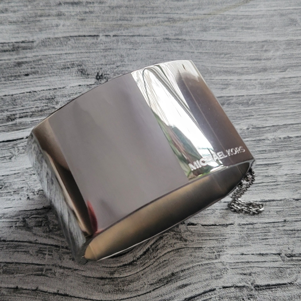 Michael Kors Silver Wide Bracelet